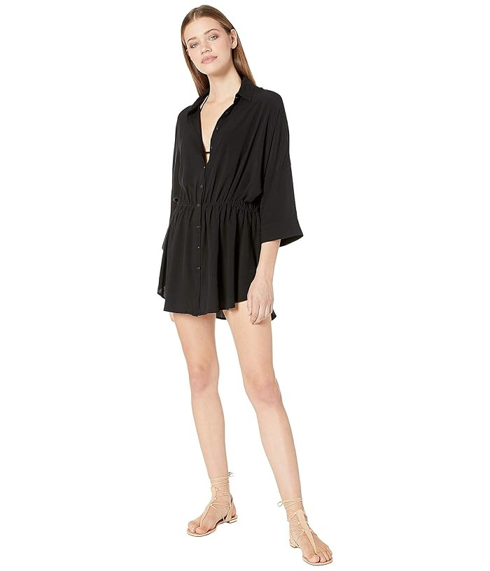 L*Space Pacifica Tunic (Black) Women's Swimwear | Zappos