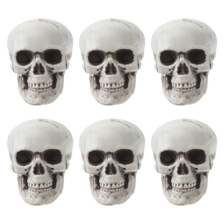 NUOLUX Halloween Skulls Skeleton Crafts Mini Heads Plastic Decorations Bones Decoration Model Tiny D | Walmart (US)
