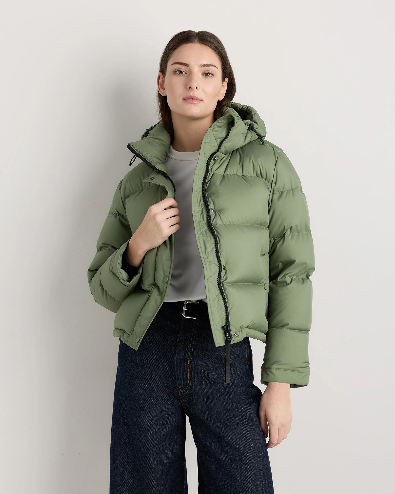 Responsible Down Cropped Puffer Jacket | Quince