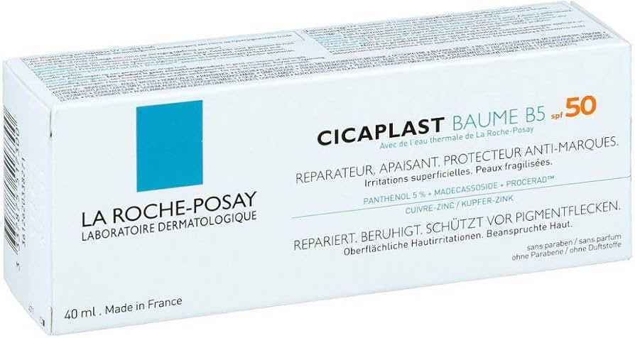 La Roche-Posay Cicaplast Baume B5 SPF50, Soothing Balm 40ml, Adult | Amazon (UK)