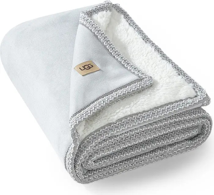 UGG® Kirkwood Braid Trim Throw Blanket | Nordstrom | Nordstrom