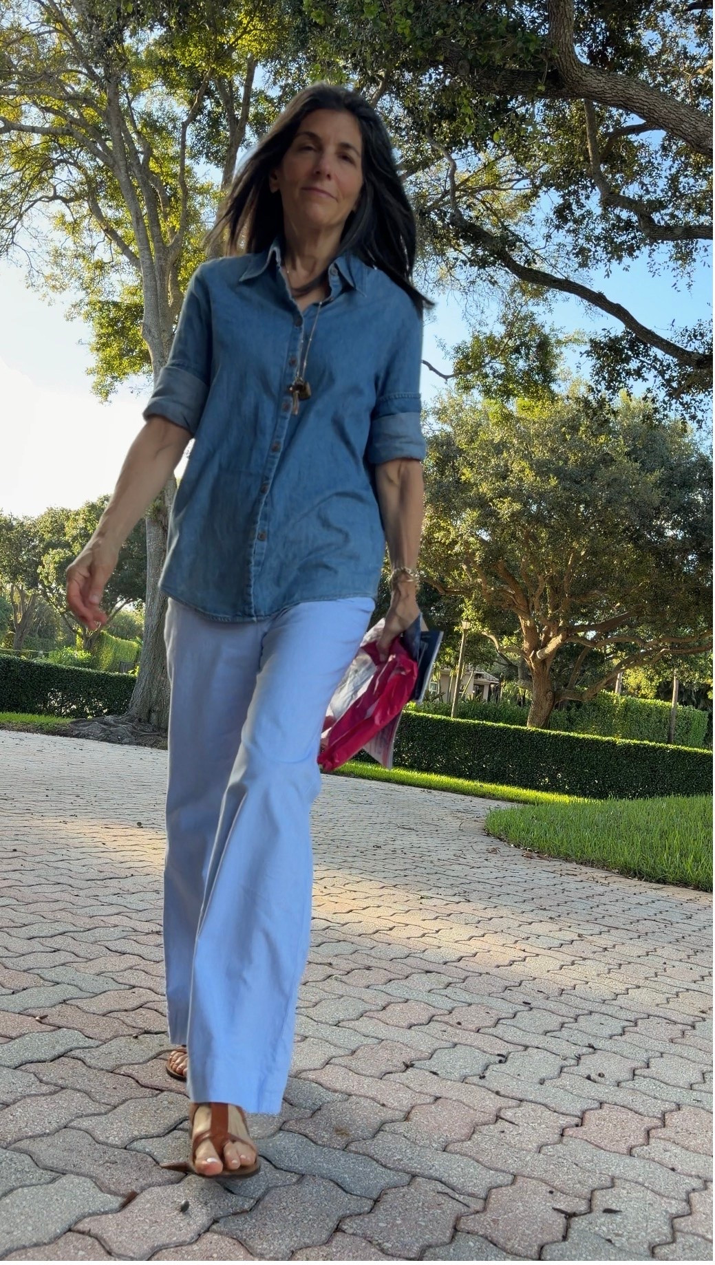 Getting the mail in all blue