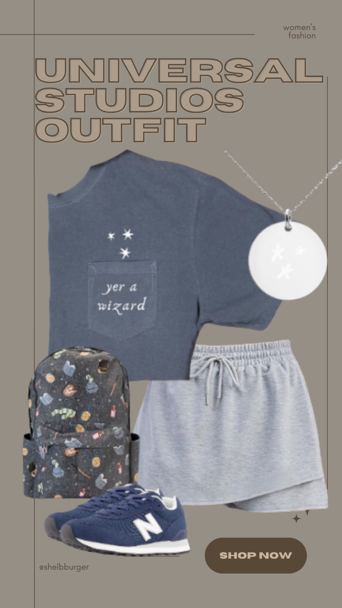 Women’s Harry Potter World Universal Studios outfit
Yer a wizard Harry shirt
Drawstring athletic skirt skort
Harry Potter book stars necklace
Harry Potter icons backpack
New Balance walking shoes sneakers

#LTKTravel #LTKFamily #LTKSaleAlert