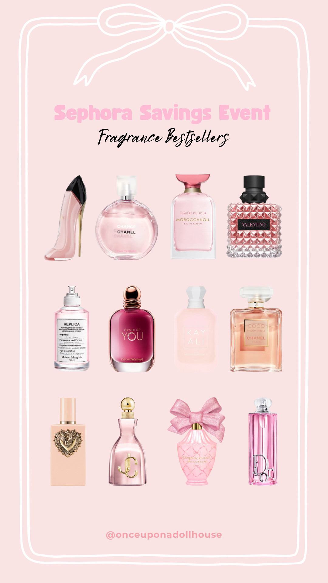 Sephora Savings Event! Fragrance Bestsellers on sale. Use code SPRINGSALE 

#LTKSeasonal #LTKBeauty #LTKSaleAlert