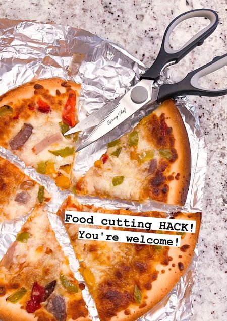 Food cutting hack - use a food scissors! It's easier, faster, and less mess 👏🏼

#LTKfamily #LTKunder50 #LTKkids