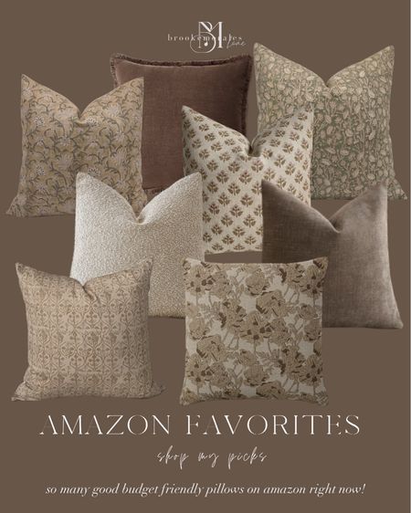 So many gorgeous pillows available on Amazon right now! 🤎✨

#LTKstyletip #LTKsalealert #LTKfindsunder50