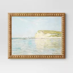16" x 20" Silent Still Framed Wall Cotton Canvas Board - Threshold\u2122: Polystyrene Gold Frame,... | Target