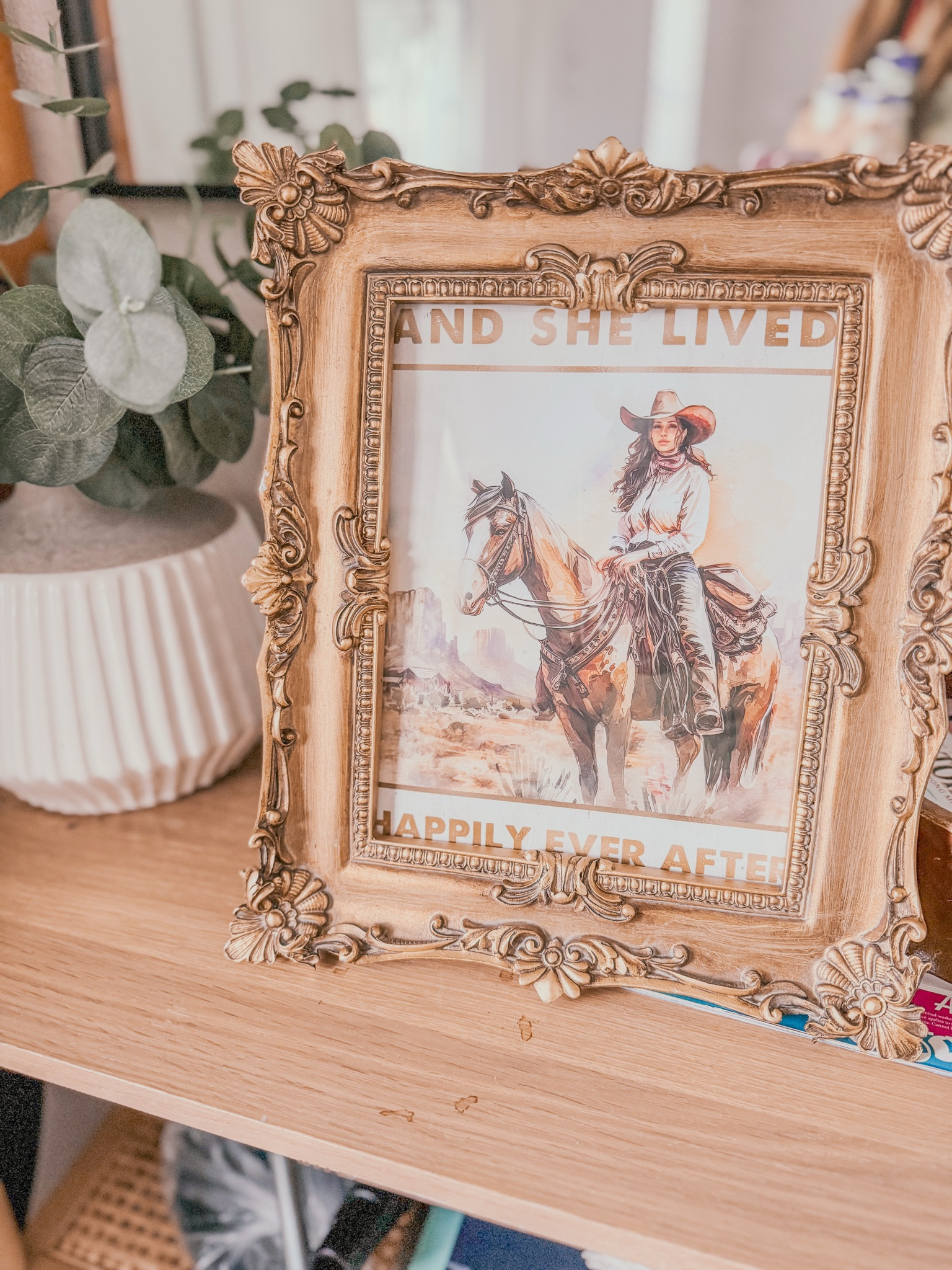 Probably my single most favorite new piece of decor I’ve added since moving into the horse house. 

I love the message & the western vibe mixed with the antique brass encapsulates everything that is our new horse home & me while we’re at it. 😉🤠

#LTKHome #LTKGiftGuide #LTKFindsUnder50