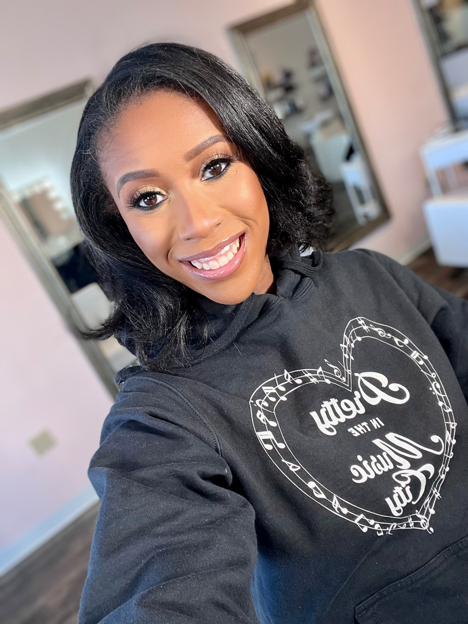 Pretty in the Music City ✨ Repping Nashville in the coziest hoodie ever! 🎶🤍 Whether you’re hitting Broadway or grabbing coffee in 12 South, this look is a must for fall in Music City. 

#LTKTravel #LTKOver40 #LTKStyleTip