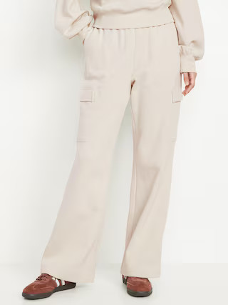 Extra High-Waisted SoComfy Cargo Wide-Leg Sweatpants | Old Navy (US)