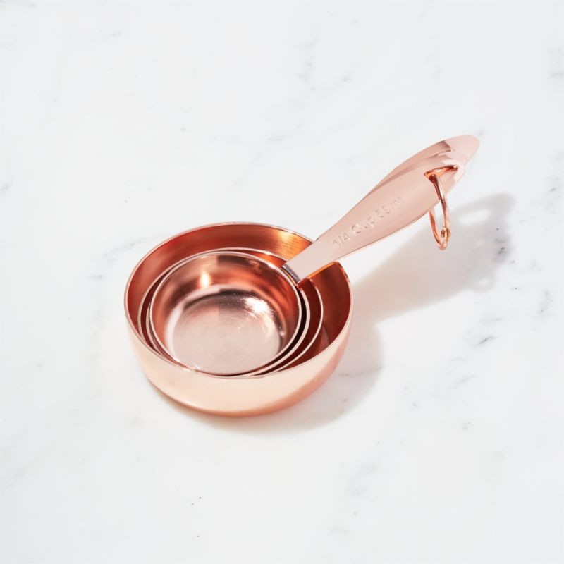 Copper Measuring Cups, Set of 4 + Reviews | Crate and Barrel | Crate & Barrel
