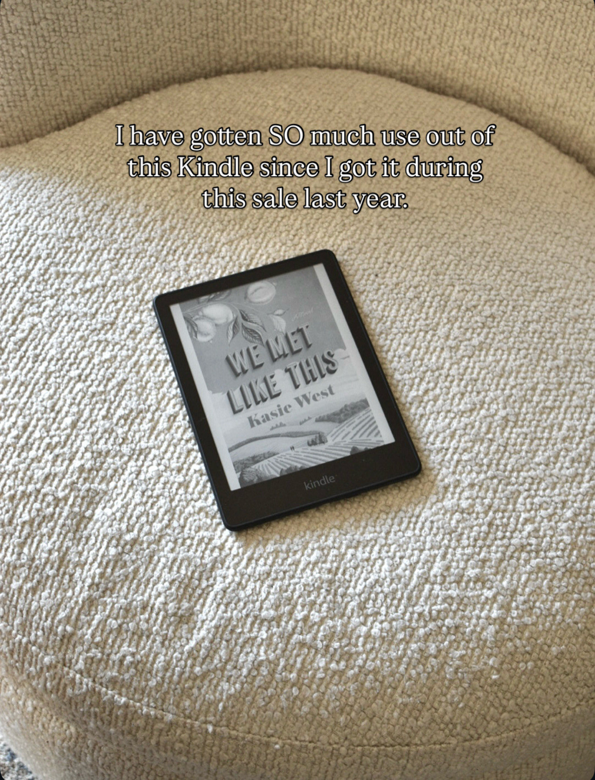 So grateful I bought this kindle last year! I’ve gotten SO much use out of it!

#LTKSaleAlert