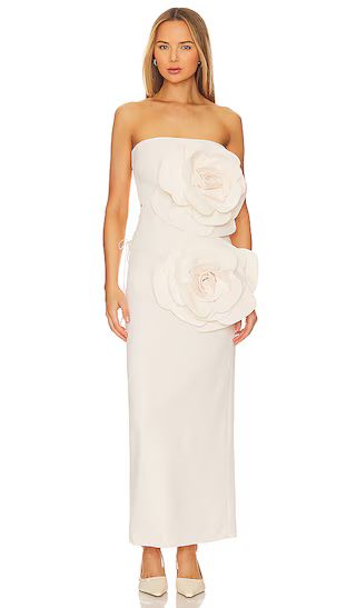 Rose Long Dress in Ivory | Revolve Clothing (Global)