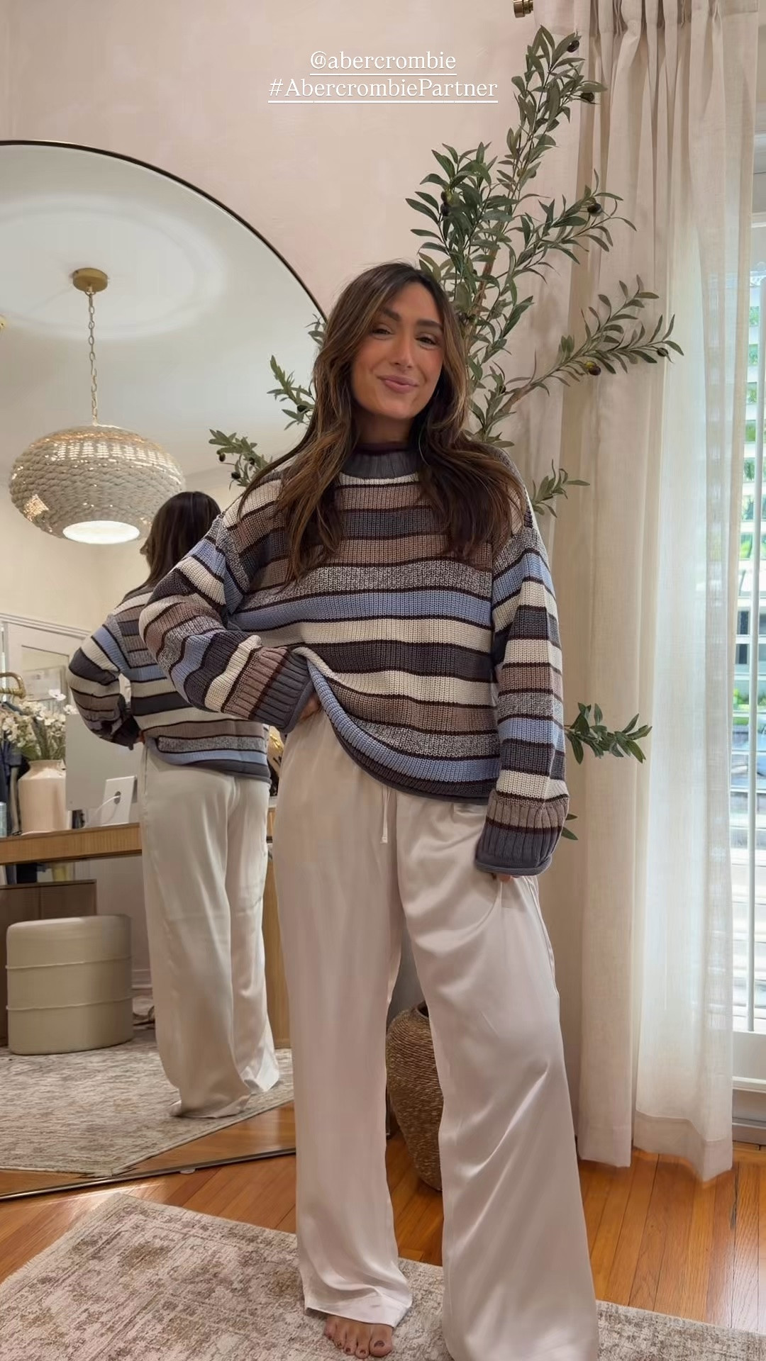 This sale is SOOO good!!! #AbercrombiePartner picked up some new sweaters and jeans for fall from @abercrombie and I’m in love!!! Take an extra 20% off their sweaters and sweatshirts sale with the code AFLTK 10/10 and 10/11! 

Use code AFLTK to get an additional 20% off almost everything in stores and online at checkout from October 10, 2026 to October 11, 2026 in US/CA. Exclusions apply. See details online. Offer valid online only October 10, 2026 to October 13, 2026 in US/CA. Offer applies to select styles as indicated. Online price reflects discount. @shop.ltk #liketkit