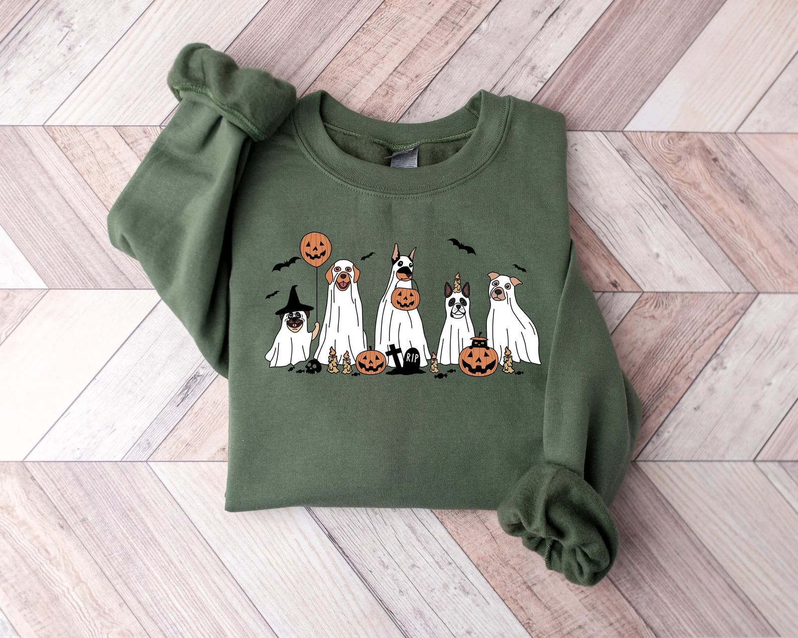 Halloween Sweatshirt Halloween Sweater2023 Happy Halloween - Etsy | Etsy (US)