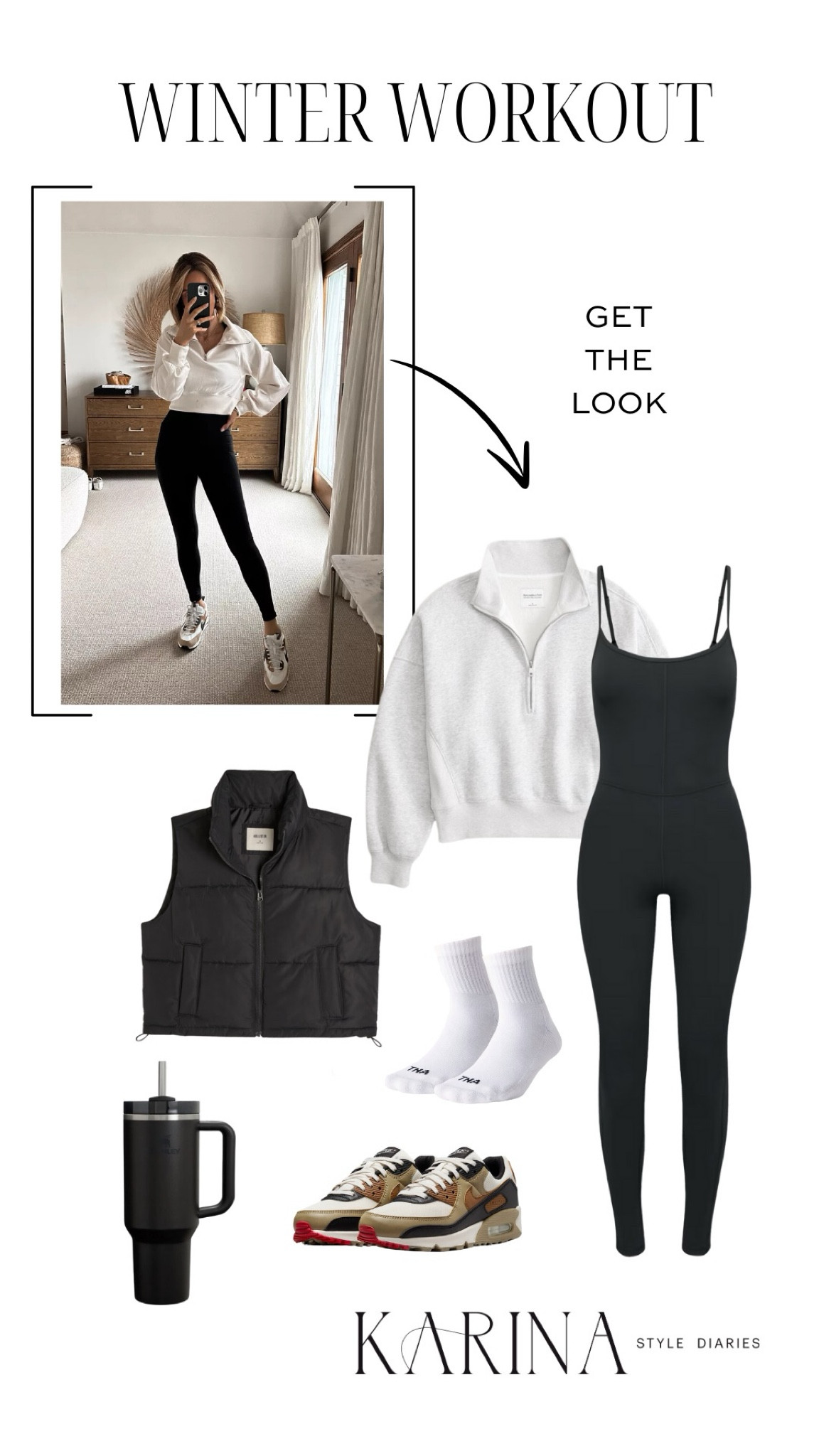 Don’t ditch your New Year’s resolutions just yet! Stay on track by ensuring you have the right pieces needed to stick with your goals. When you want to switch up your workout outfits, consider opting for a stretchy athleisure onesie instead of basic leggings. For your top layer, add a half-zip jacket (this one is on major sale!) and a puffer vest. Workout sneakers add the finishing touch… 

#LTKActive #LTKSaleAlert #LTKFitness