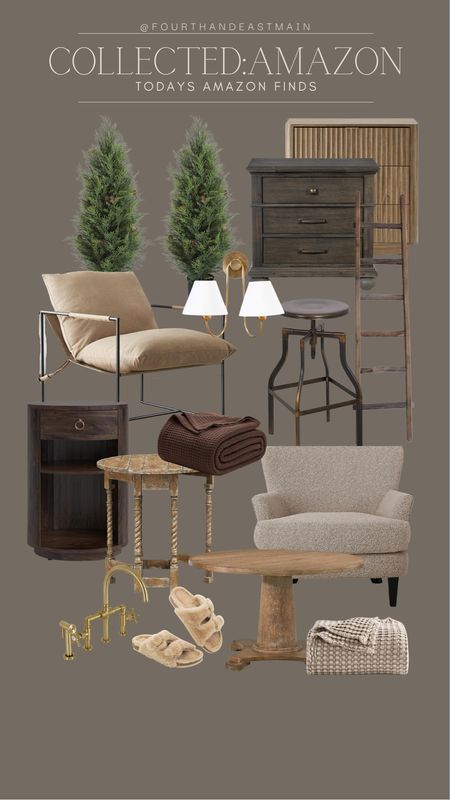 collected // todays amazon finds 🤎
amazon finds
sherpa chair 
vintage finds 
faux tree
blanket ladder 
amber interiors 
amber interiors dupe 

#LTKhome