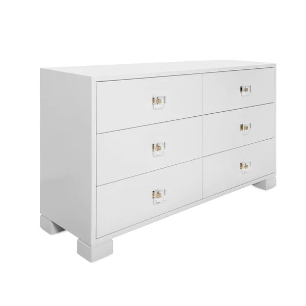Worlds Away Louise 6-Drawer Dresser | Mintwood Home