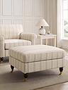 Dusk Sicily Pouffe - Stripe | Very (UK)