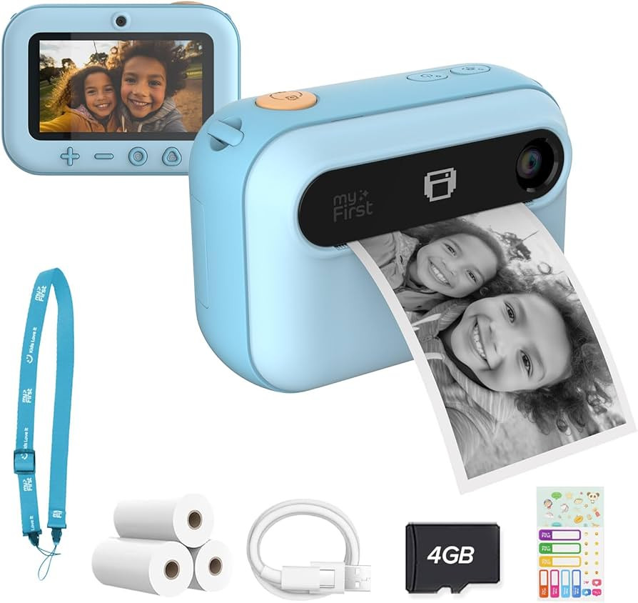 NEW myFirst Camera Insta 20 - Instant Print Digital Camera for Kids with 16MP Photos 1080P, 4-12 ... | Amazon (US)