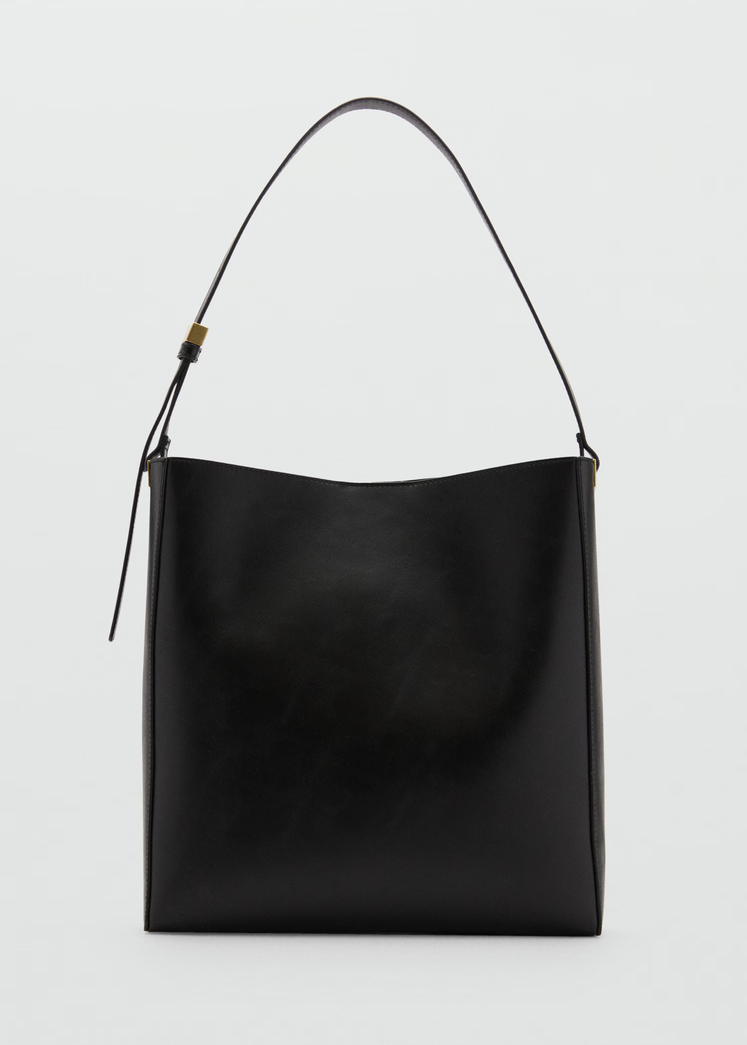 Shopper bag with metallic detail - Women | MANGO United Kingdom | MANGO (UK)