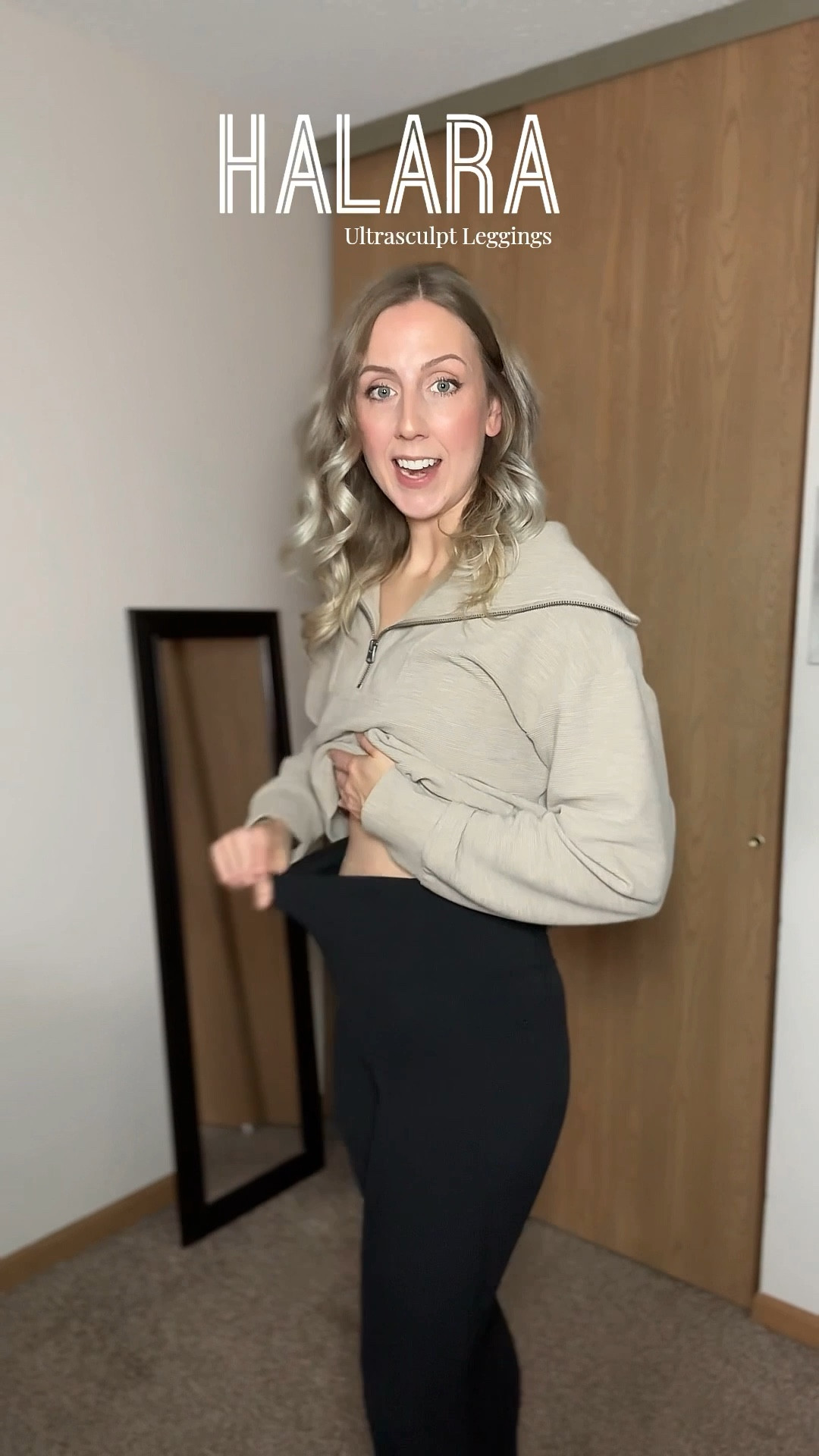 Wearing size small in leggings. 

#LTKootd #LTKfitnessgoals #LTKmomlife