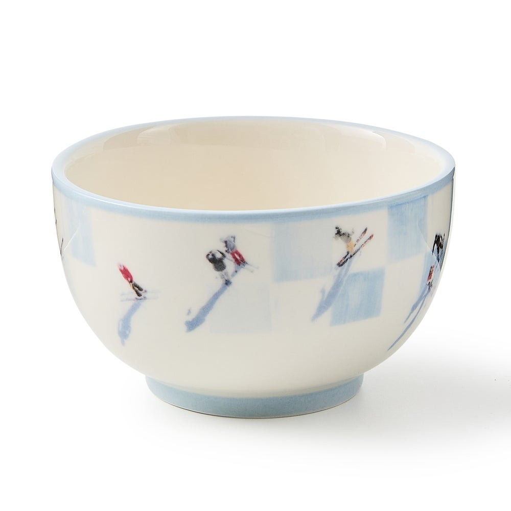 Gray Malin Ski Holiday Breakfast Bowls, Set of 4 | MacKenzie-Childs