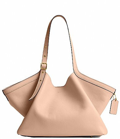 COACH Gramercy Buckle Detail Oversized Tote - Cream | Dillard's