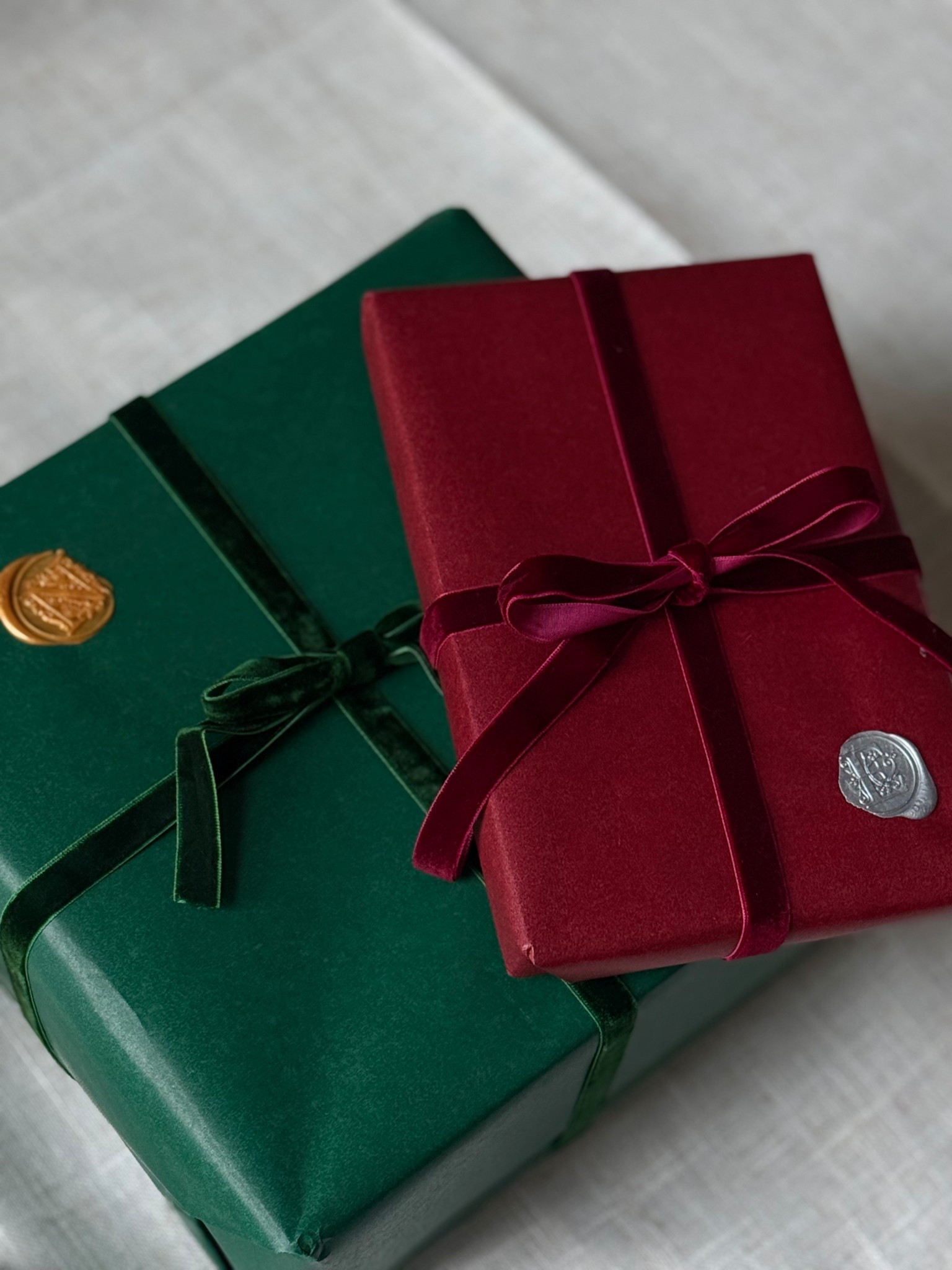 Monochrome wrapping + wax seal 

#LTKHoliday #LTKGiftGuide #LTKHome