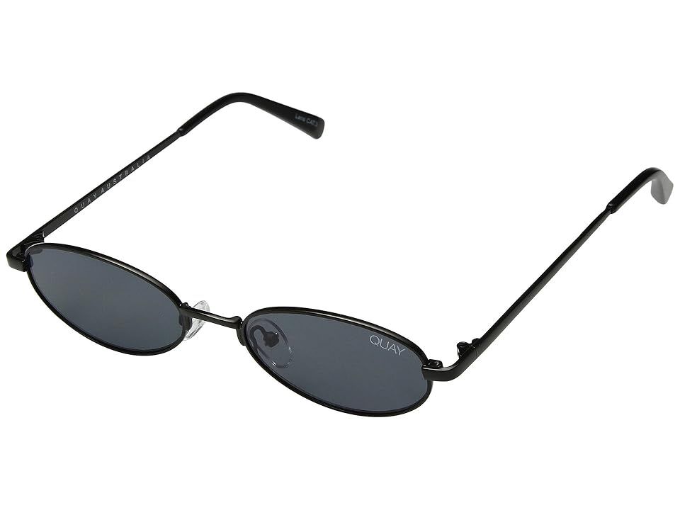 QUAY AUSTRALIA Showdown (Black/Smoke) Fashion Sunglasses | Zappos