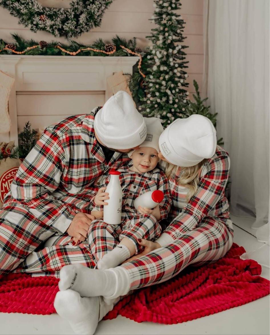 Christmas mini season ❤️🎄 pajamas our always our favorite with the kiddos. The non fitted ones run large. 

#LTKFamily #LTKHoliday #LTKSeasonal