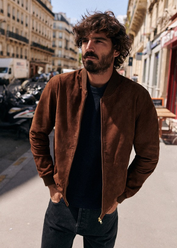 Suede Harvey Teddy | Sezane Paris - US