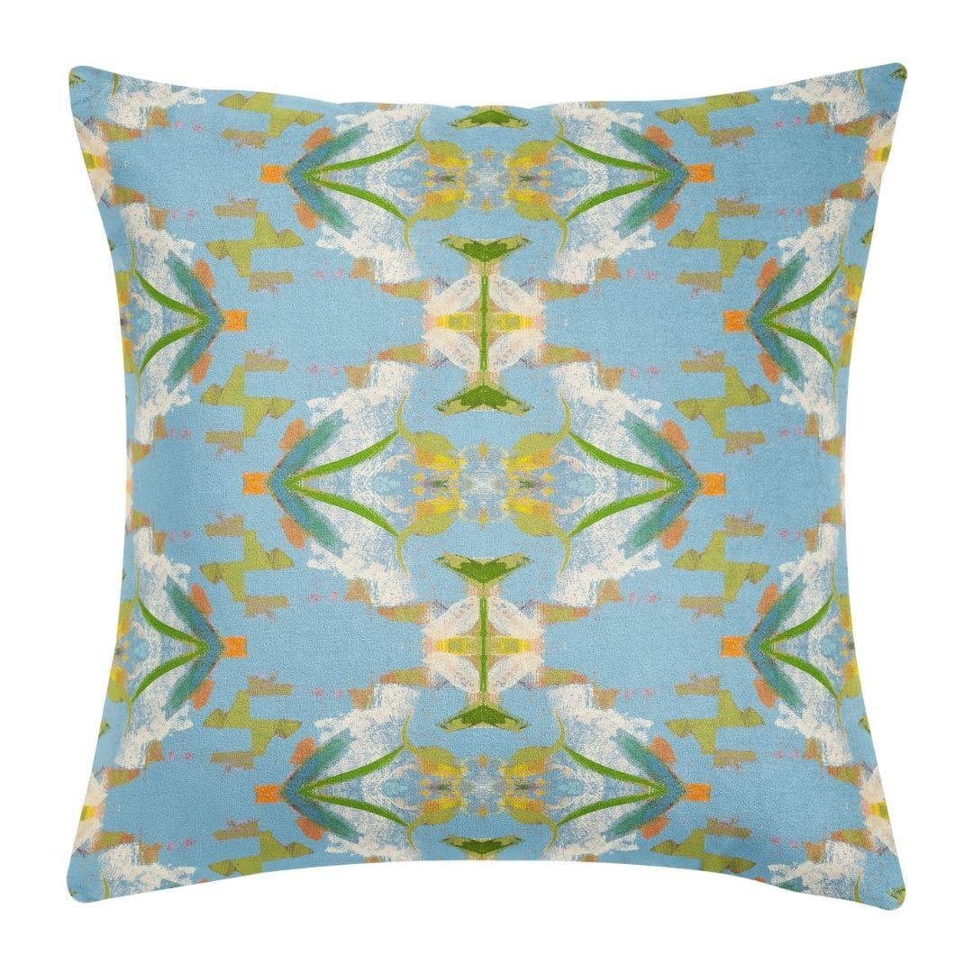 English Garden Blue 22x22 Pillow | Laura Park Designs