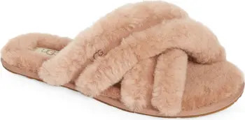 Scuffita Genuine Shearling Slide Slipper (Women) | Nordstrom
