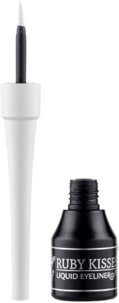 Ruby Kisses Classic Liquid Eyeliner, Smudgeproof Long Lasting Eye Makeup with Felt-Tip Applicator... | Amazon (US)