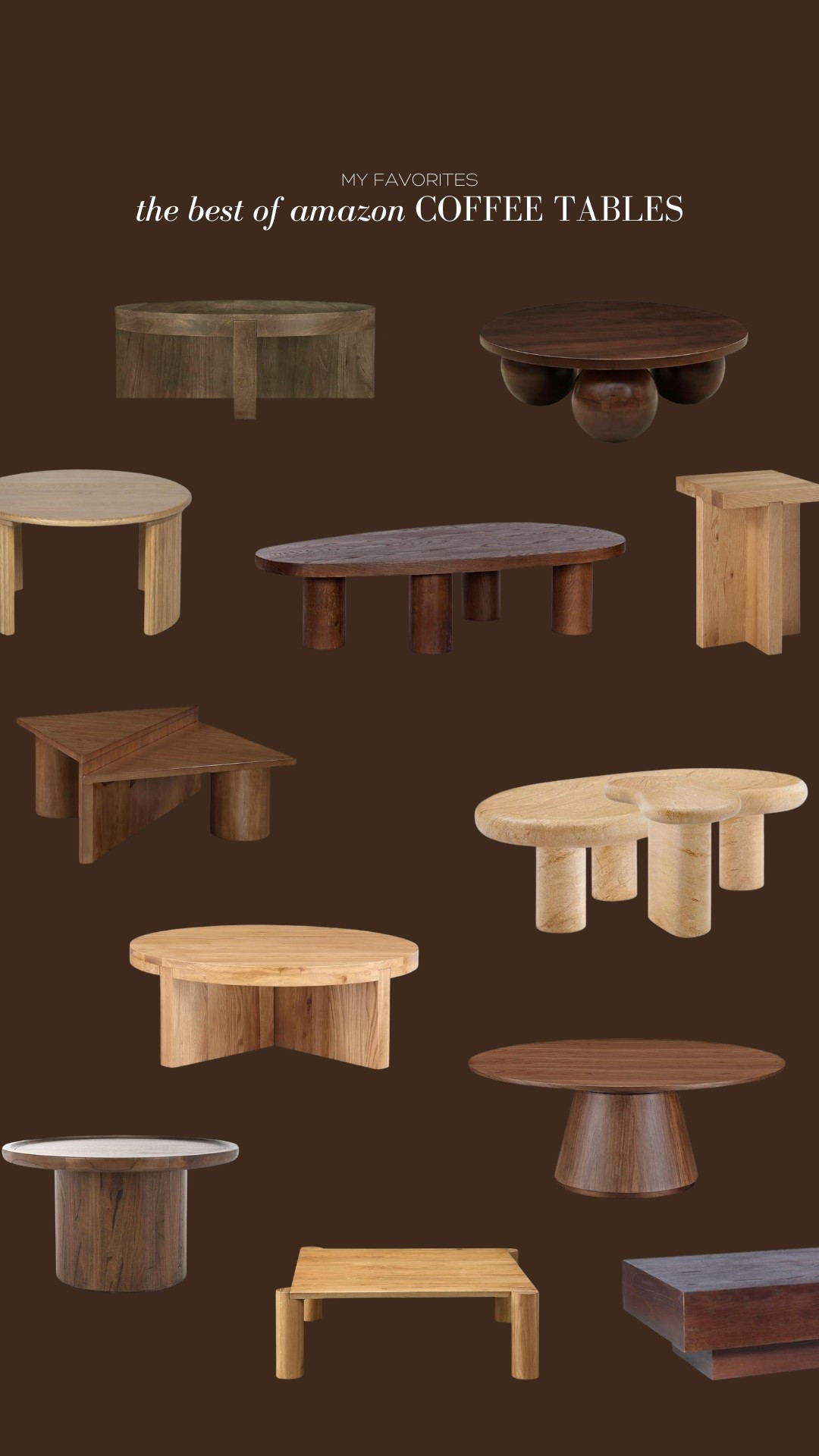 THE BEST OF AMAZON: coffee tables 