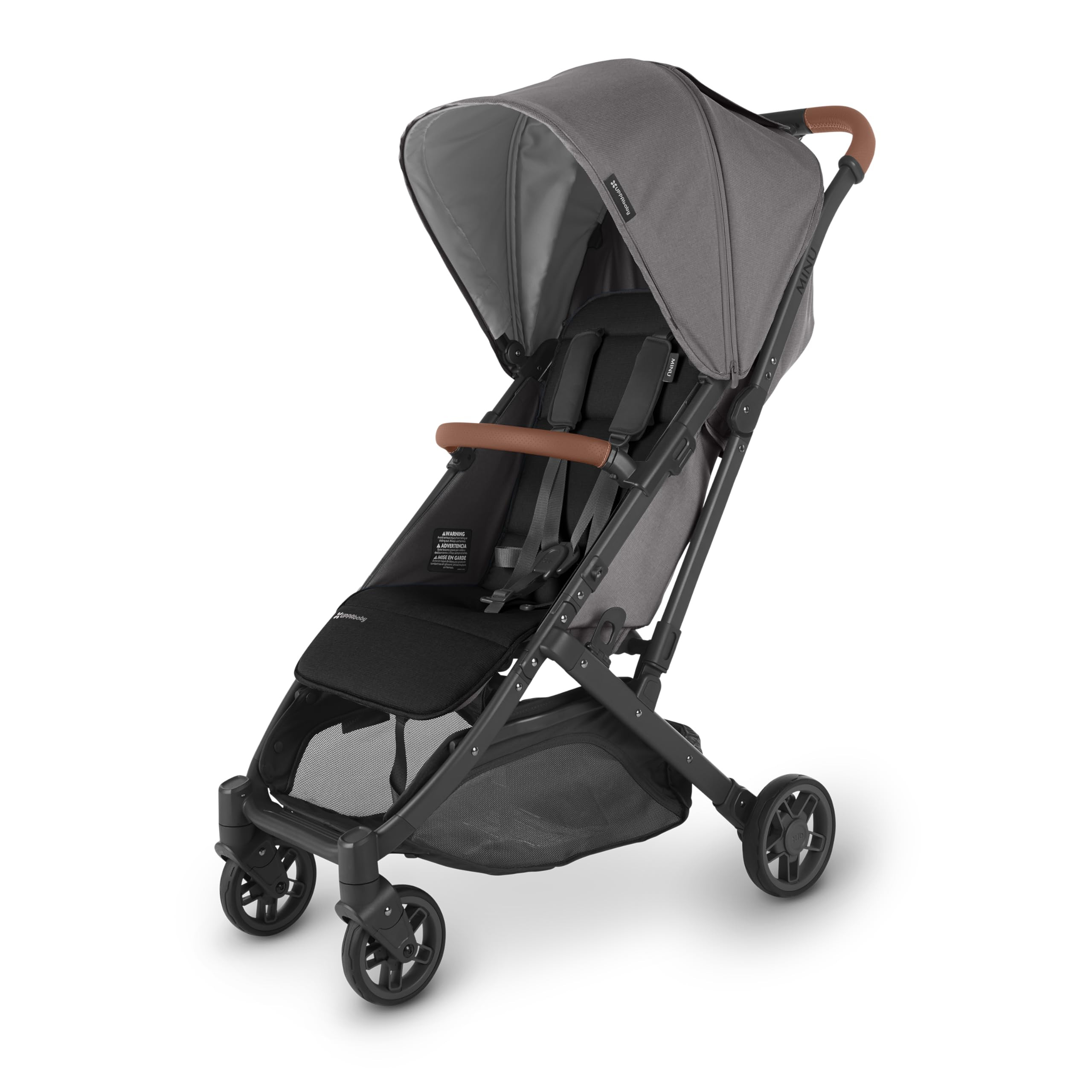 UPPAbaby Minu V2 Travel Stroller Lightweight, Portable Design One-Hand Fold Shoulder Strap and Le... | Amazon (US)