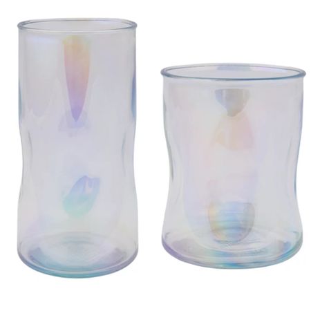 PLASTIC iridescent cups! 

#LTKhome