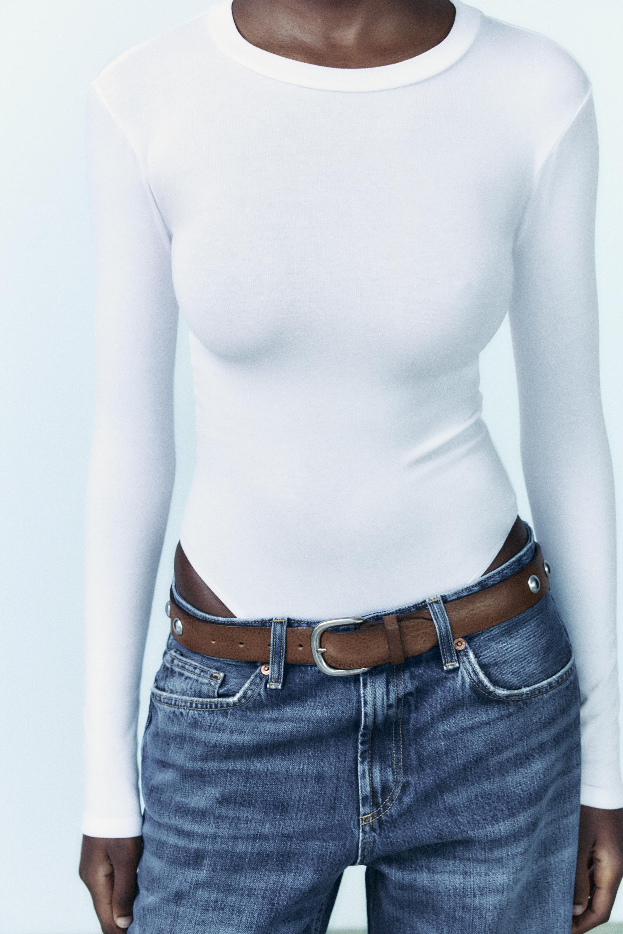 COTTON MODAL BODYSUIT | Zara UK