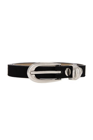 SHASHI Aura Buckle Belt in White Gold from Revolve.com | Revolve Clothing (Global)