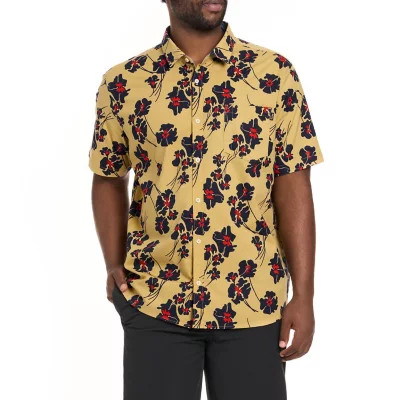 Hurley Men's Short Sleeve Woven Patio Shirt | Sam's Club
