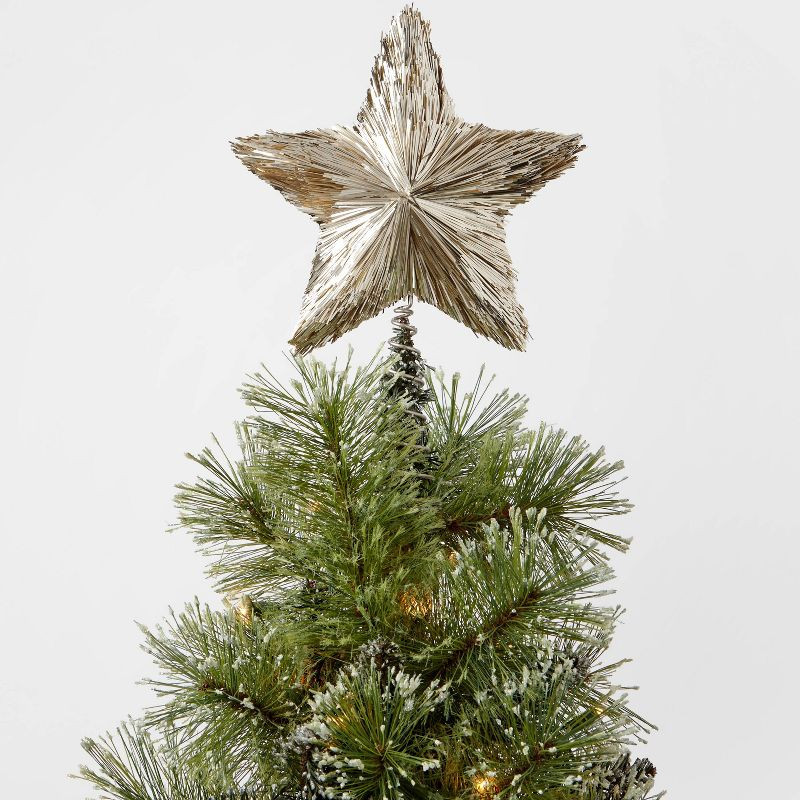 11" Tinsel Star Tree Topper - Wondershop | Target
