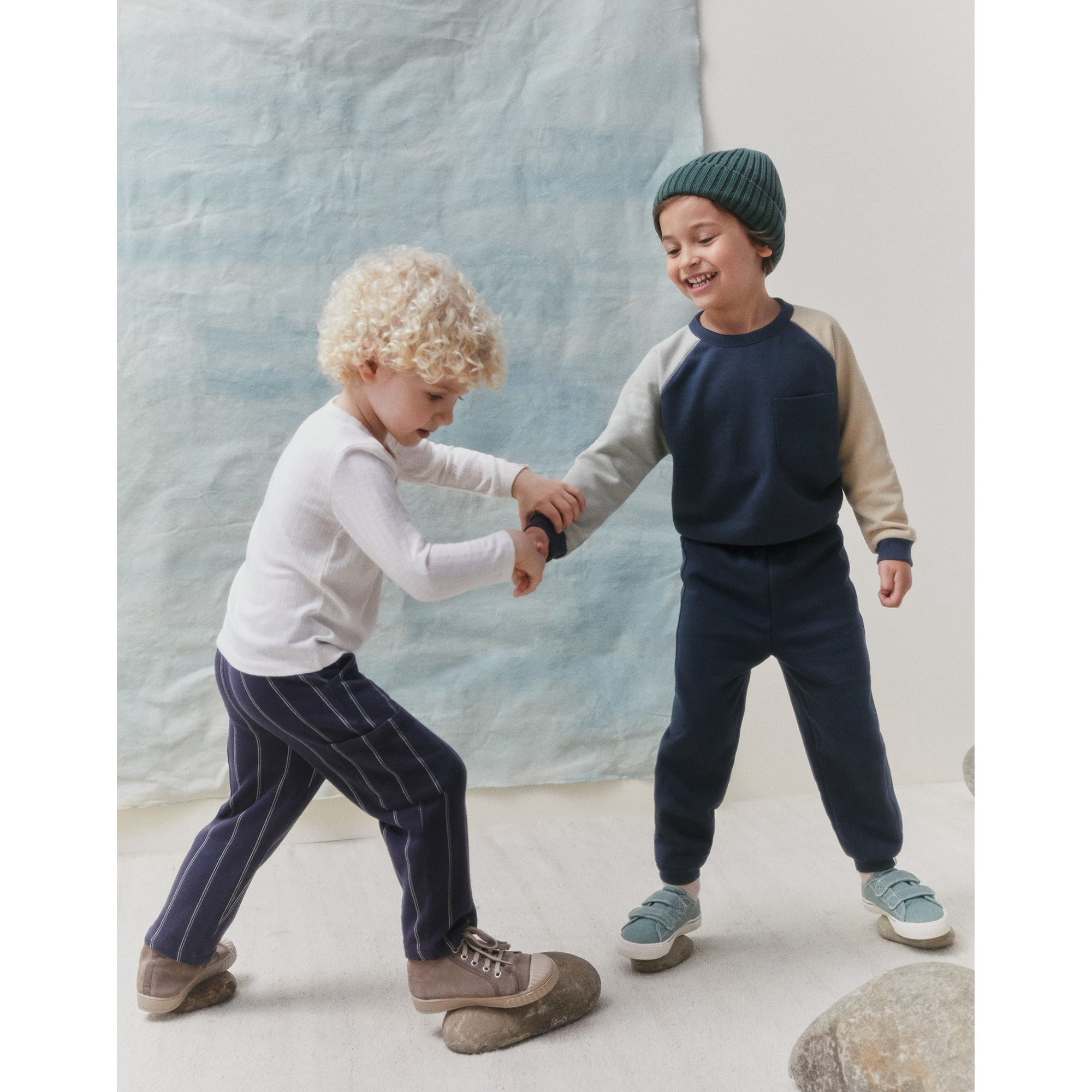 easy-peasy Toddler Boy Colorblock French Terry Sweatshirt, Sizes Sizes 18M-5T | Walmart (US)
