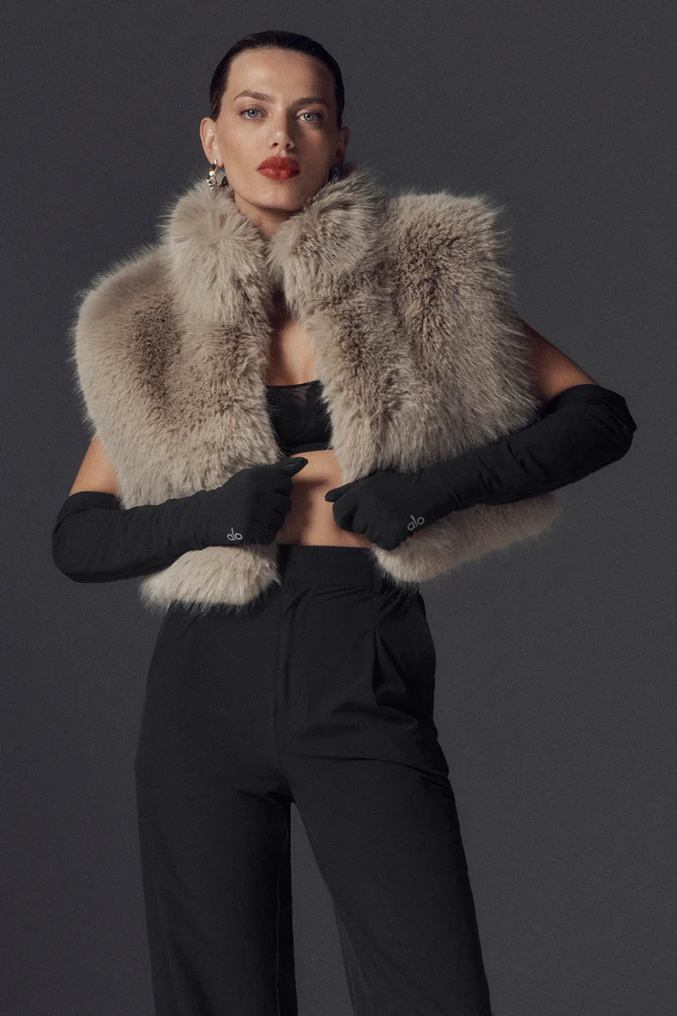 Opulent Faux Fur Cropped Vest | Alo Yoga (US)