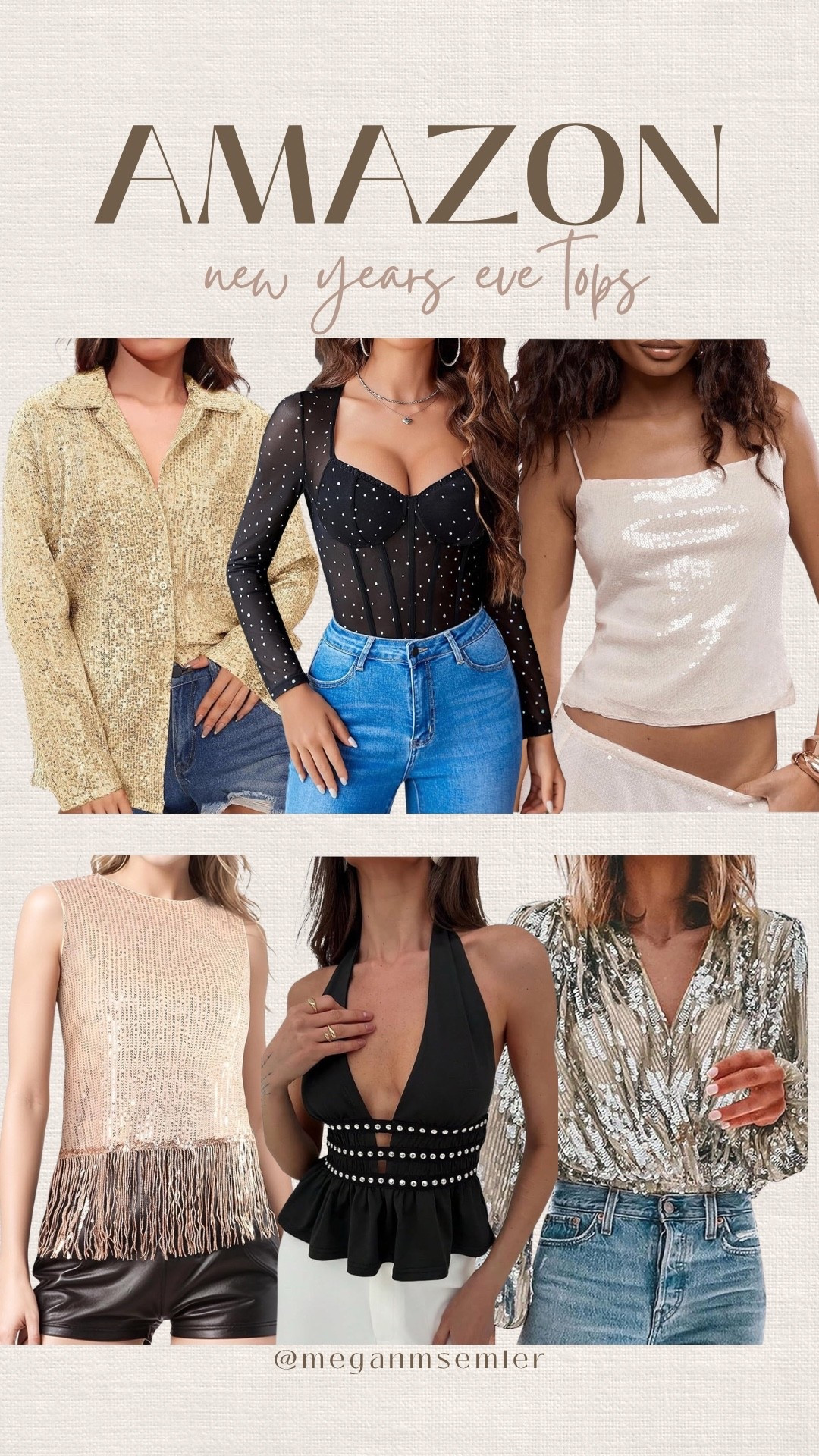 Amazon New Year’s Eve tops 

#LTKHoliday #LTKSeasonal #LTKFindsUnder100