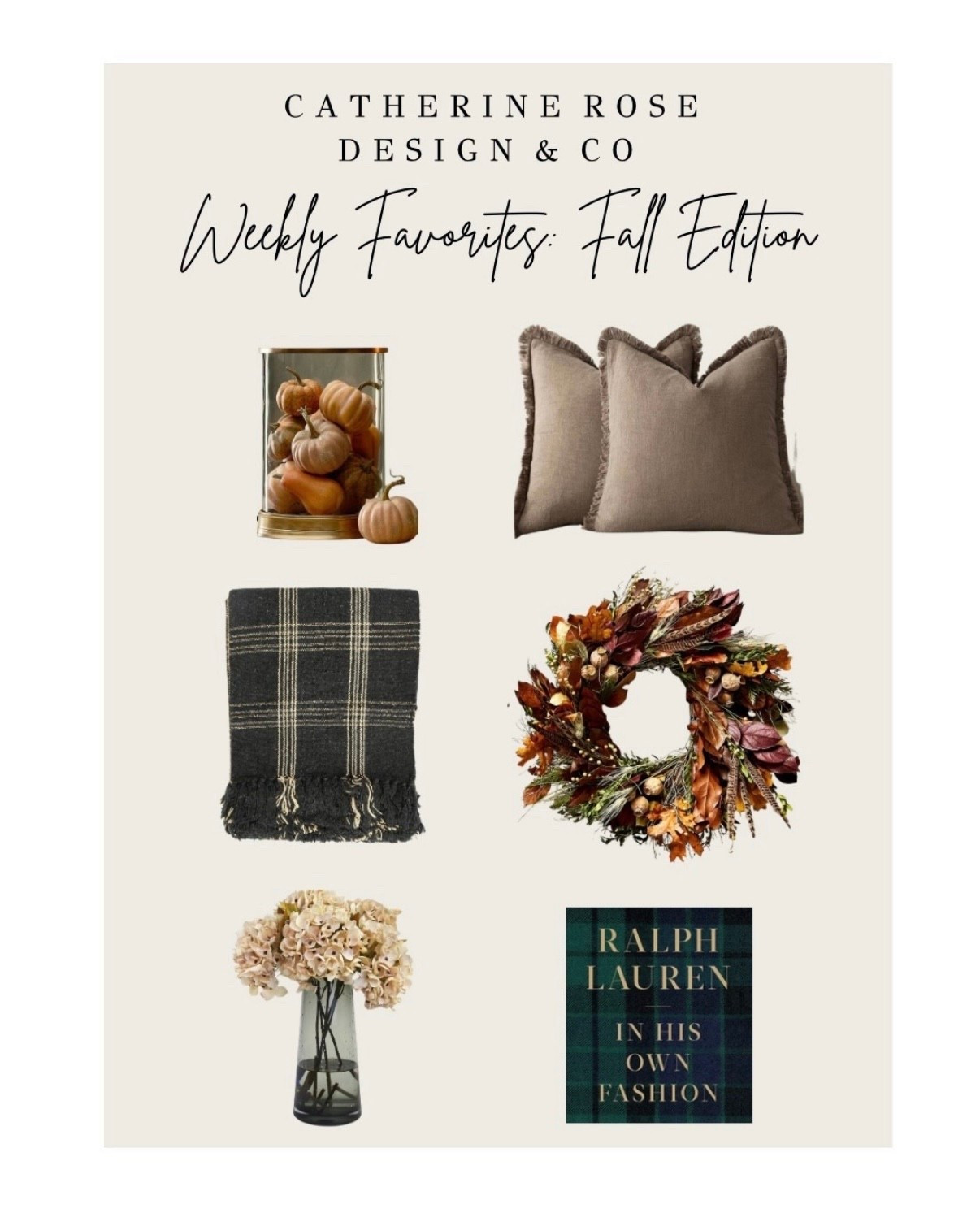 🍂 Weekly Faves: Fall Edition 🍂 Cozy textures, warm tones, and timeless accents to welcome the new season in style. From classic plaid throws to earthy hydrangeas and autumn wreaths, these finds are perfect for layering charm into your home this fall. ✨

Tap to shop the look + bring a little seasonal magic into your space 🤎

#LTKStyleTip #LTKSeasonal #LTKHome