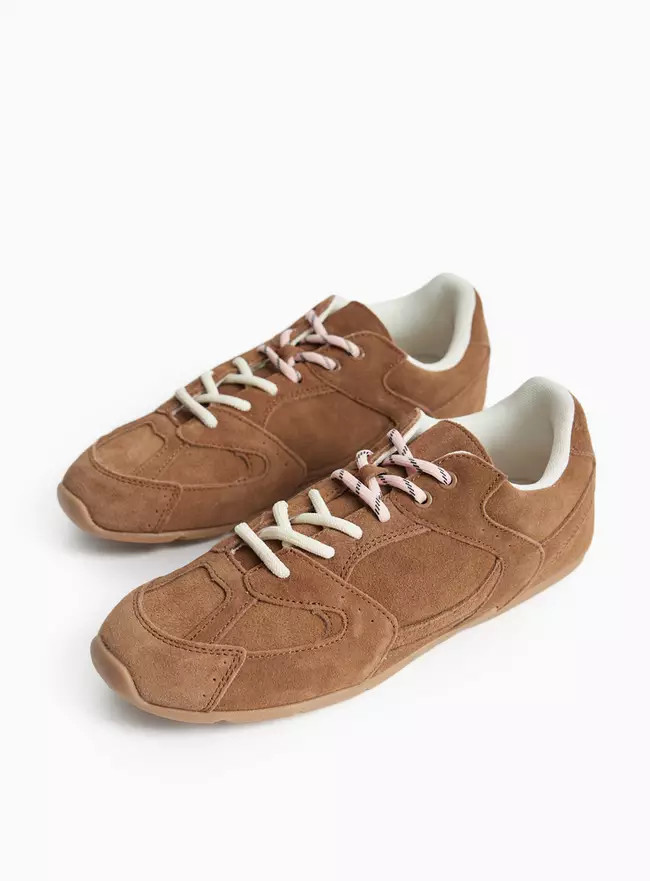 Buy Pink Contrast Lace Trainers 8 | Trainers | Tu | Tu Clothing