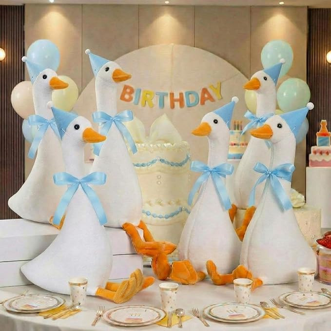Blueweenly 6 Sets One Silly Goose Party Favor 11.8 Inch Plush Stuffed Animal Adopt a Goose Party ... | Amazon (US)