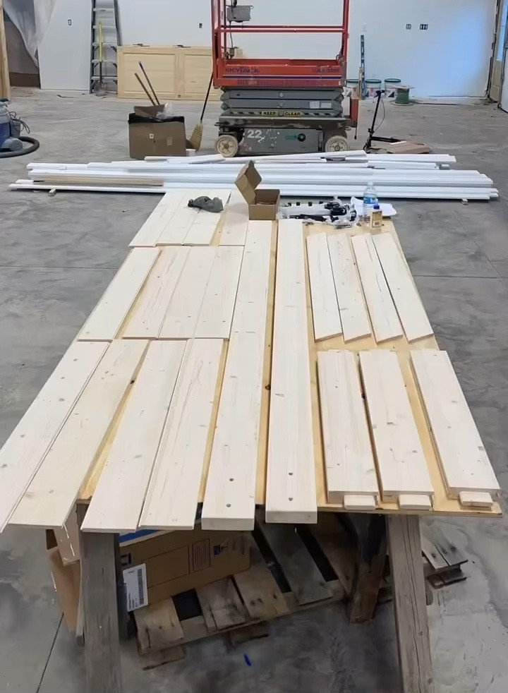 DIY Barn Doors!  This barn door was extremely easily to put together!  It comes pre cut and all materials are included! 
Barn Door, DIY, farmhouse style, cozy home
#DIYbarndoor #LTKDIY

#LTKVideo #LTKhome