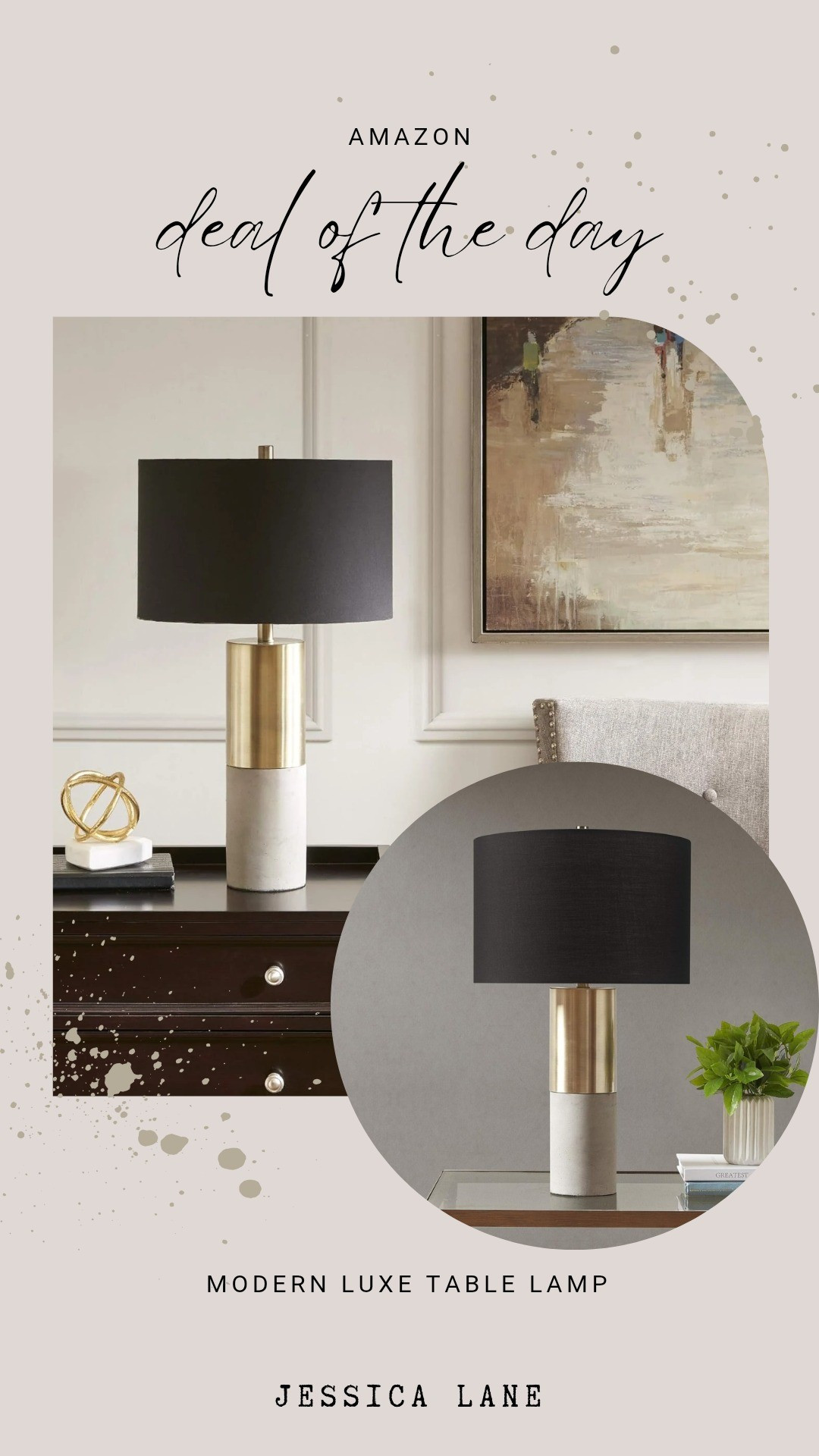 A modern luxe table lamp with a sleek silhouette that works across a range of spaces.#AmazonHome #LightingFinds

#LTKSaleAlert #LTKHome